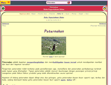 Tablet Screenshot of peternakan.net